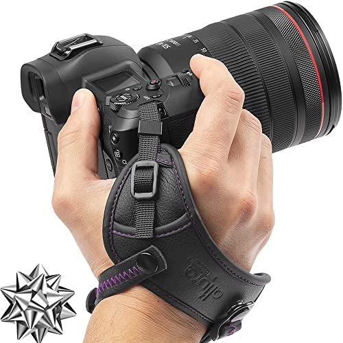 Camera Hand Strap - Rapid Fire Secure Camera Grip, Padded Camera Wrist Strap by Altura Photo for DSLR and Mirrorless Cameras - Camera Straps for Photographers Compatible W/Camera Neck Strap
