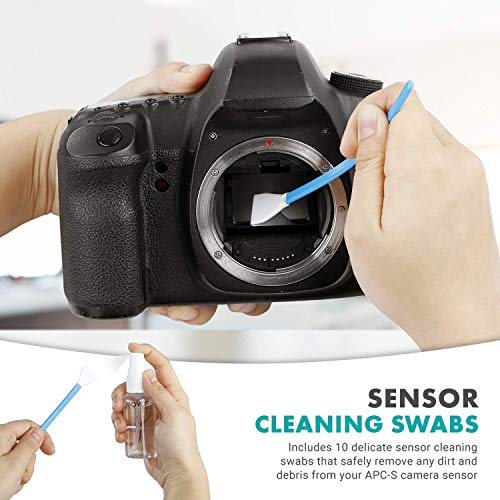 UES DSLR Camera Sensor and Lens Cleaning Travel Kit: APS-C Sensor